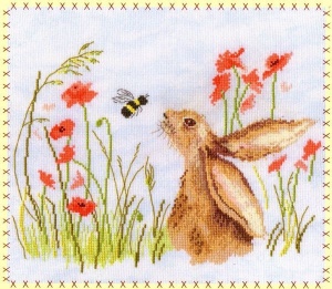 Bee Lovely (Counted Cross Stitch Kit)